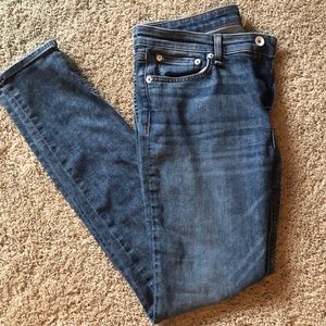 Medium wash denim jeans